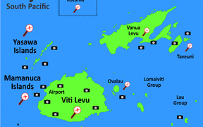 Rotuma is located about 650 kilometres northwest of Fiji's capital Suva.
