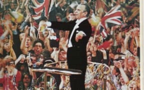 Malcolm Sargent conducting his last Prom on 17 September 1966
