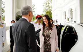 Prime Minister Jacinda Ardern meets with Singapore Prime Minister Lee Hsien Loong in Singapore. 19/04/22