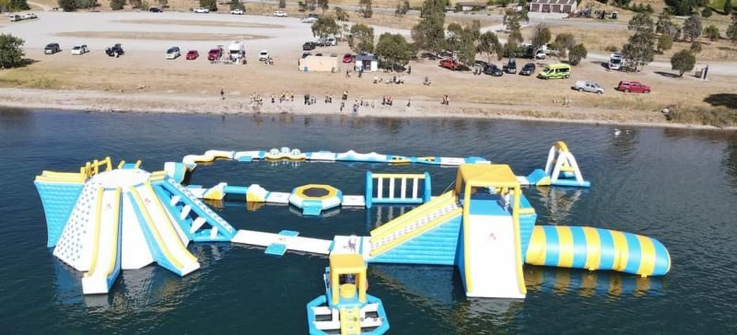 Lake Dunstan Water Park.