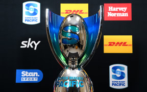 The Super Rugby Pacific trophy