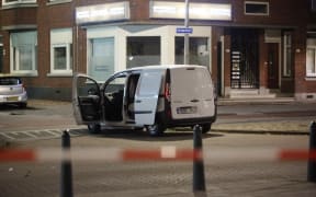 A van near the concert venue Maassilo a rock concert was cancelled in Rotterdam, The Netherlands.