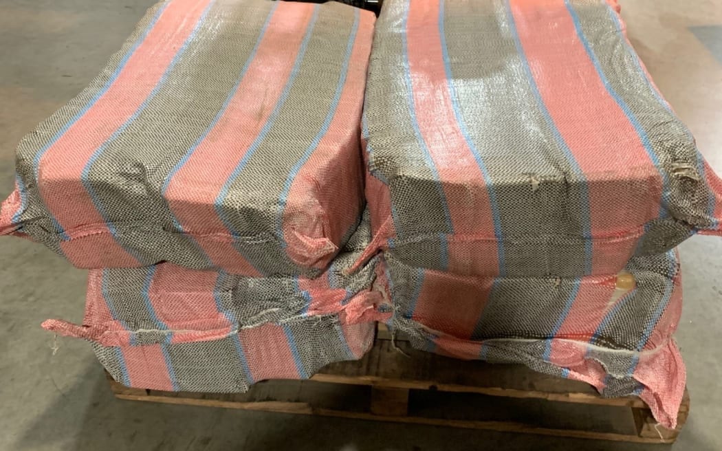 Cocaine imported into the Port of Tauranga via Panama on 25 February, 2022.