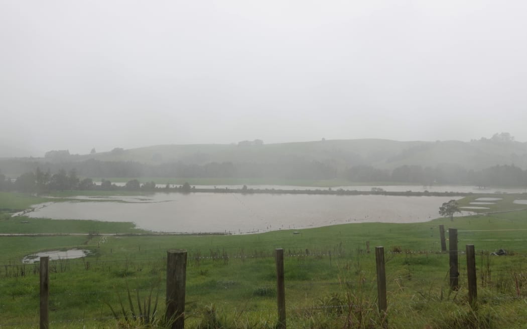Flooding south of Kawakawa in Northland