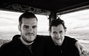 Bernard Gendron, right, with his son, Marc.