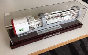 Model of the central interceptor tunnel machine