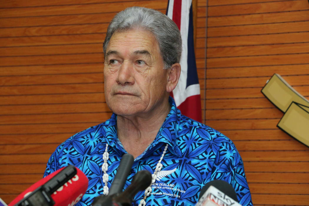 Winston Peters in Vanuatu