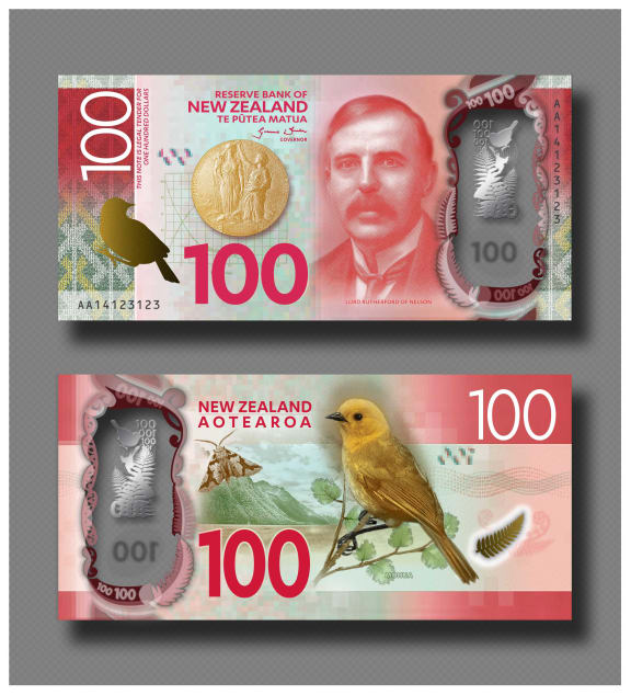 New bank notes from the Reserve Bank.
