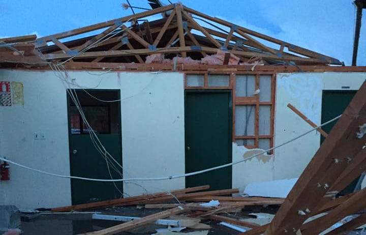Social media posts show damage to a kohanga in Arahura, near Hokitika.