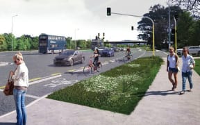 Eastern Busway project, artist's impression.