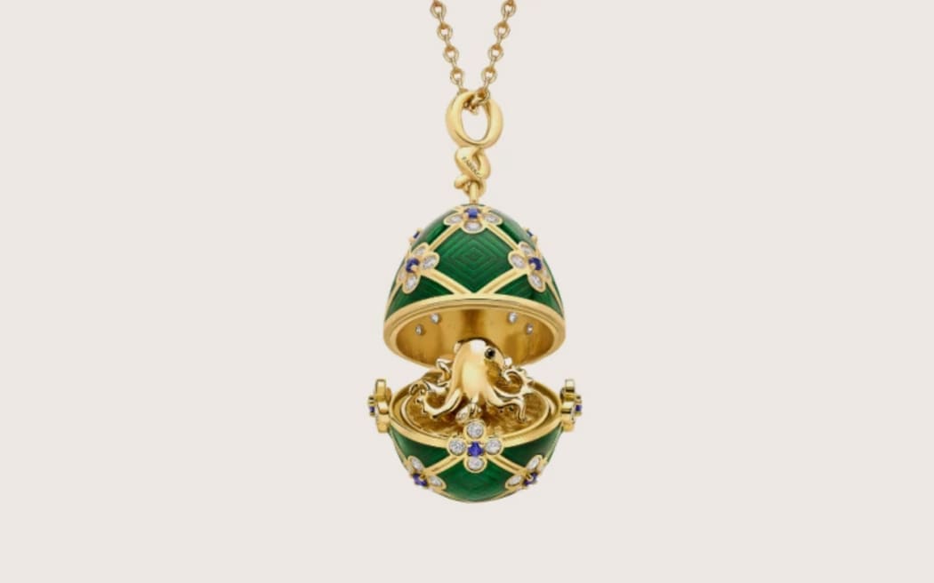 The Fabergé locket was worth more than $33,500.