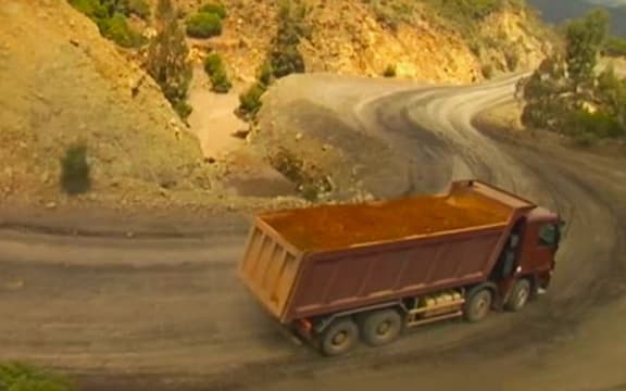 Nickel extraction activities in Northern New Caledonia.