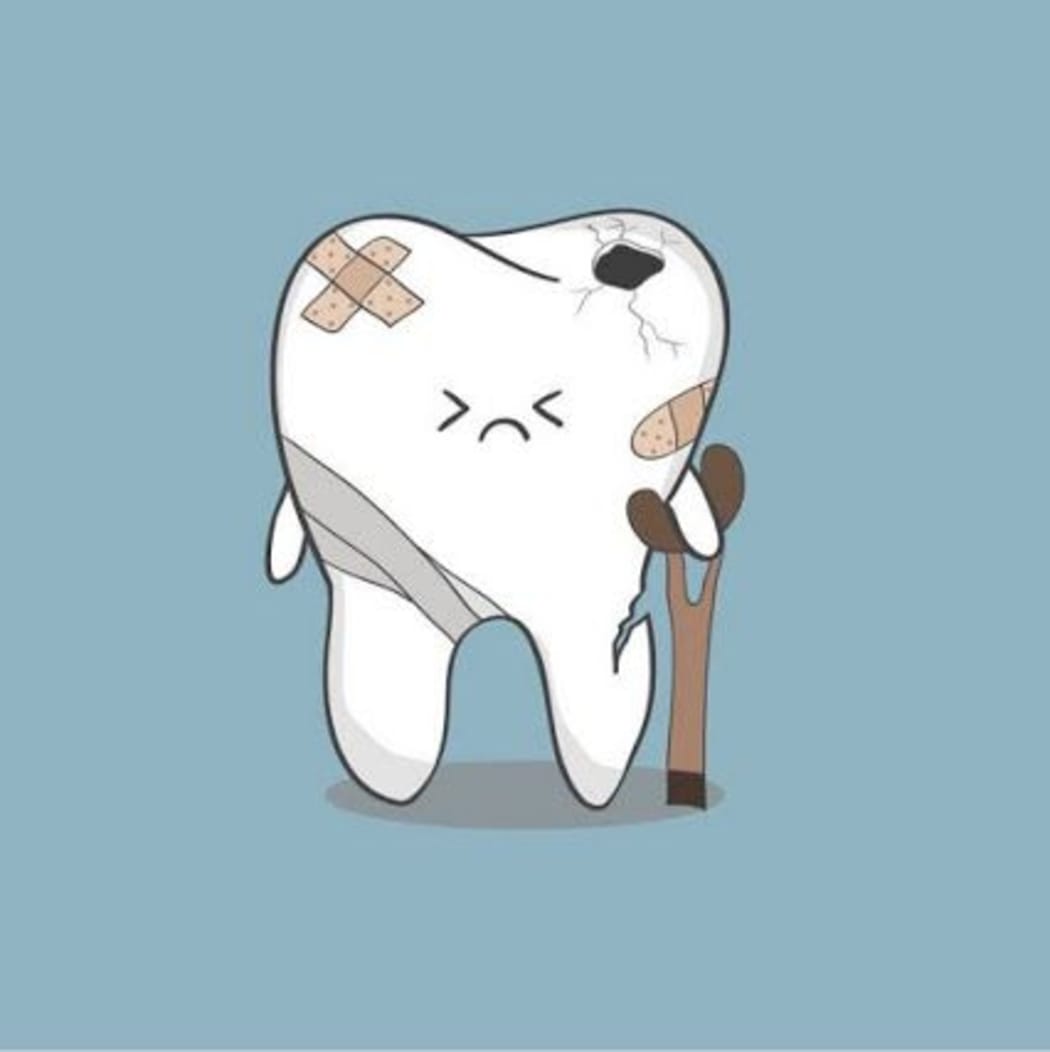 A grumpy tooth