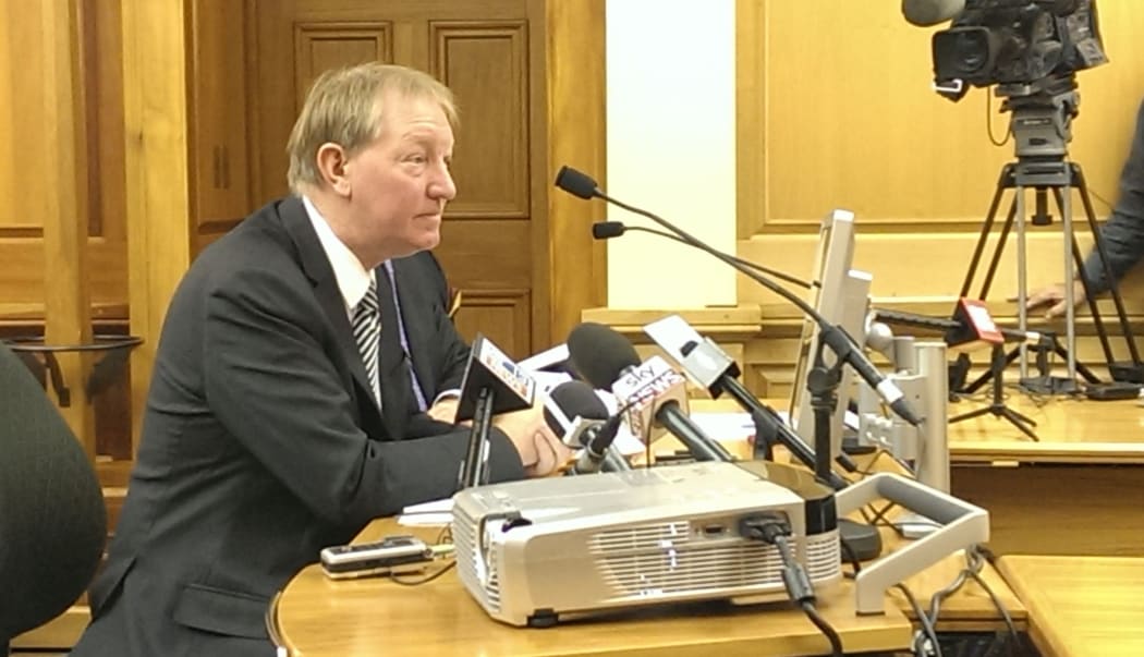 Nick Smith at the select committee on Wednesday.