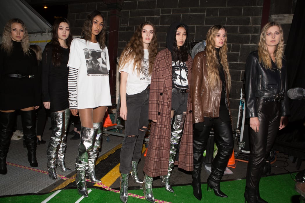 Backstage with Stolen Girlfriends Club AW 17.