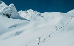 Whakapapa Skifield on Mount Ruapehu.