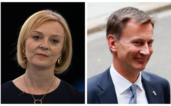 Liz Truss and Jeremy Hunt.