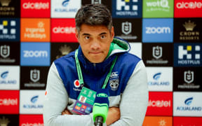 Stephen Kearney during the post-match press conference. South Sydney Rabbitohs v Vodafone Warriors. NRL Rugby League, Bankwest Stadium, Sydney, NSW, Australia. 19th June 2020. Copyright Photo: David Neilson / www.photosport.nz