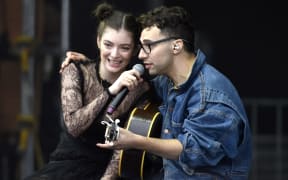 Lorde with Jack Antonoff.