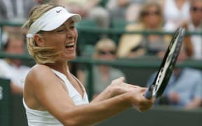 The Russian five times grand slam tennis champion Maria Sharapova.