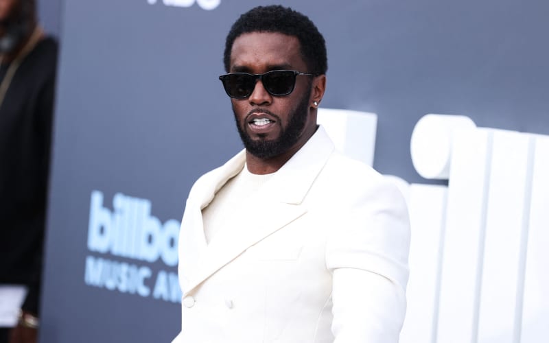 (FILE) Diddy’s Los Angeles and Miami Homes Raided by Federal Law Enforcement on Monday, March 25, 2024. LAS VEGAS, NEVADA, USA - MAY 15: American rapper, record producer and record executive Diddy (Sean Love Combs, also known by his stage names Puff Daddy or P. Diddy) arrives at the 2022 Billboard Music Awards held at the MGM Grand Garden Arena on May 15, 2022 in Las Vegas, Nevada, United States. (Photo by Xavier Collin/Image Press Agency/NurPhoto) (Photo by Image Press Agency / NurPhoto / NurPhoto via AFP)