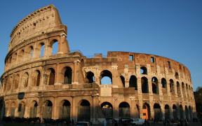 The Colosseum in Rome was started by emperor Vespasian of the Flavian dynasty in 72 AD.