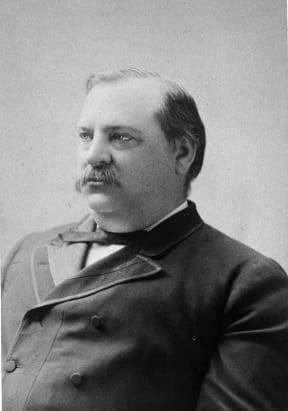 President Grover Cleveland is the only President to have served two non-consecutive terms in the position (as 22nd and 24th President of the United States) (Photo by Ann Ronan Picture Library / Photo12 via AFP)