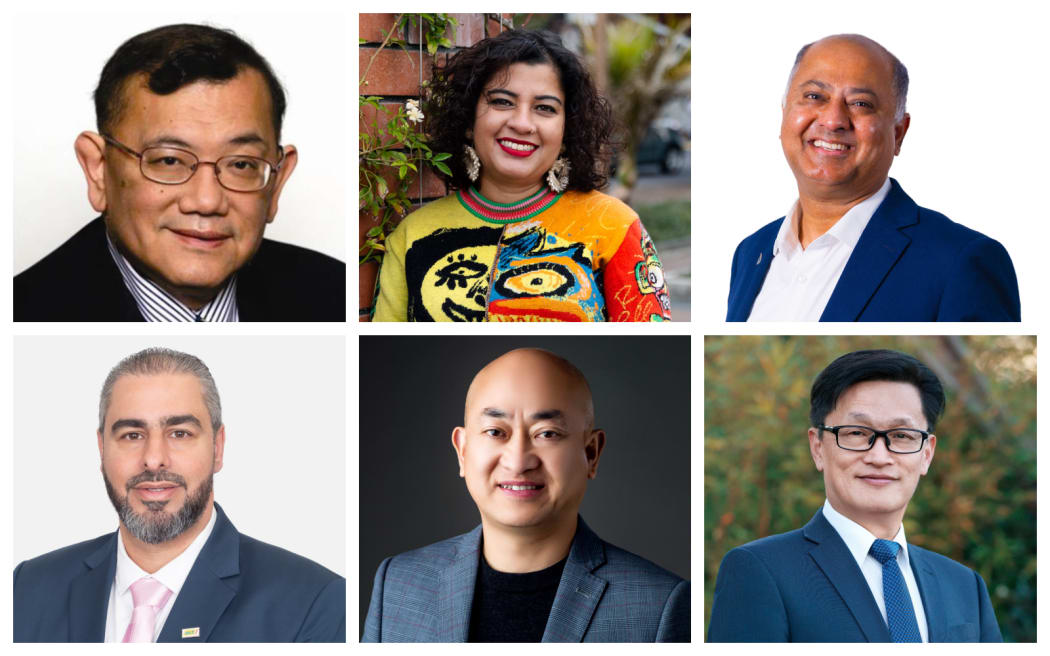 Clockwise from top left: Peter Chan, Anjana Subramaniam Iyer, Sunil Kaushal, Paul Young, Paul Sun, Ali Dahche