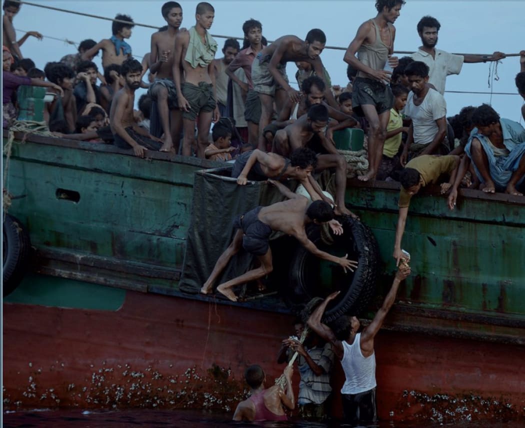Ethnic Rohingyas take to the sea to escape persecution in Myanmar