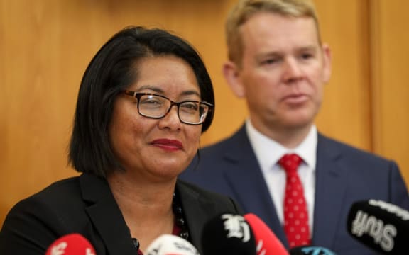 Barbara Edmonds and Chris Hipkins