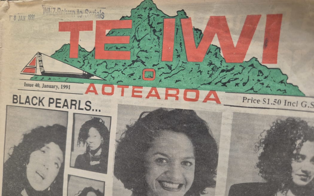 The cover of Te Iwi o Aotearoa in January 1991