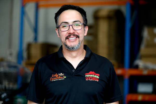 Arturo Luna jumped on board with the idea of recycled bread flour without hesitation
