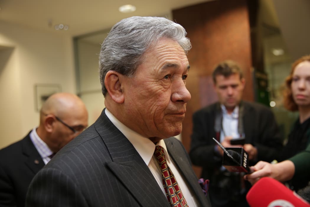 New Zealand First leader Winston Peters