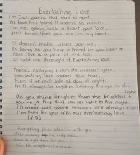 Tegan's poem