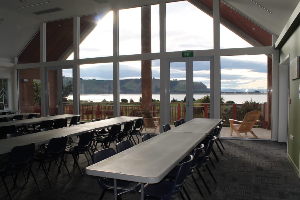 The Wharekai (Dining Hall) at Otakou Marae, Hakuiao.