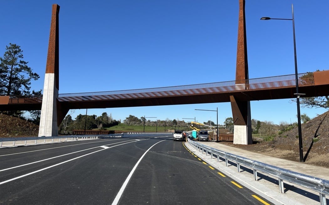 A $166.6 million bridge across the Waikato River at the southern edge of Hamilton, linking the city to a new subdivision, is weeks away from opening.