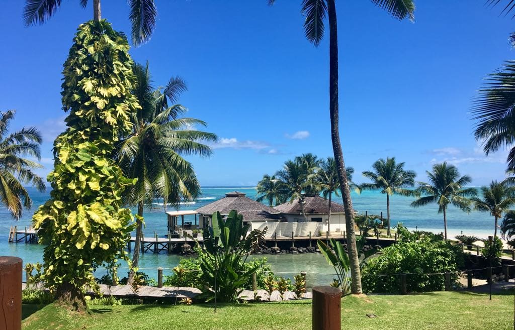Sinalei Reef Resort's new lagoon pavilion.
