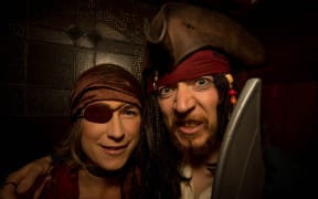 Toby Ricketts and Marianna Young will be married at the world's first legal wedding by the Church of the Flying Spaghetti Monster.