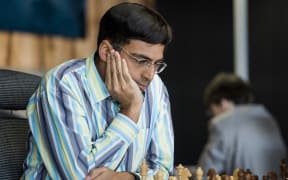 Stavanger, Norway 20150615. Norway chess 2015: Viswanathan Anand (Vishy) during the blitz tournament at Flor and Fjaere. Photo: Carina Johansen / NTB scanpix (Photo by Johansen, Carina / NTB / NTB via AFP)