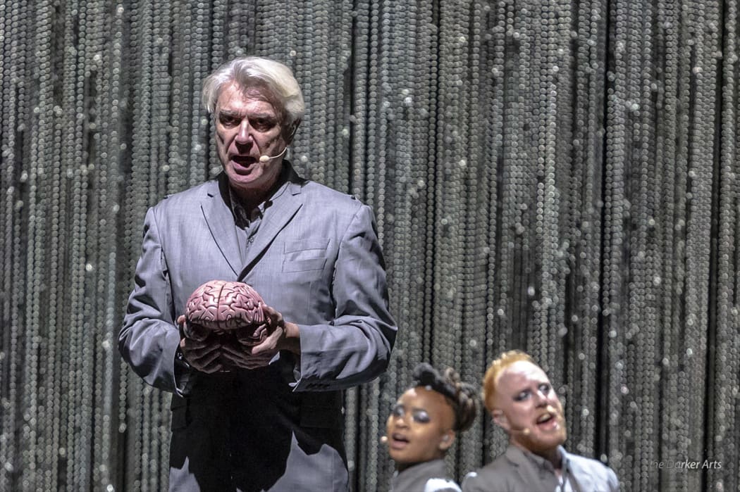 David Byrne in Wellington last night