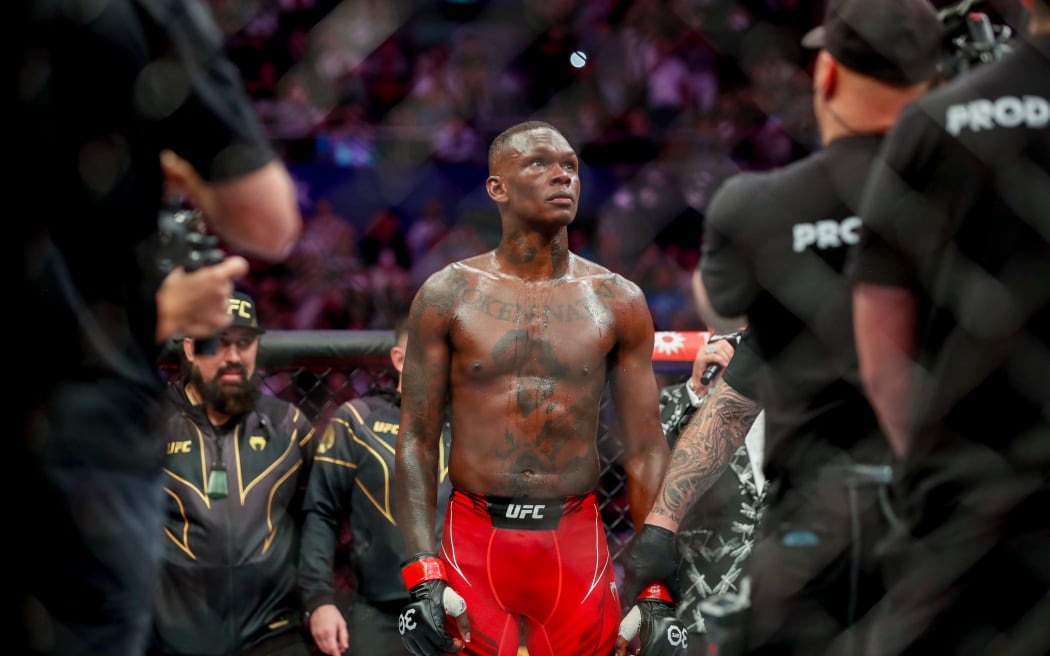 Israel Adesanya post-fight. UFC 293.