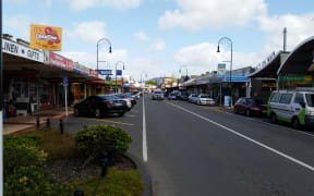 The main street in Huntly