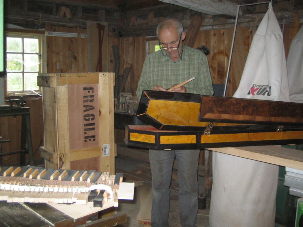 Instrument and furniture maker, Peter Owen.