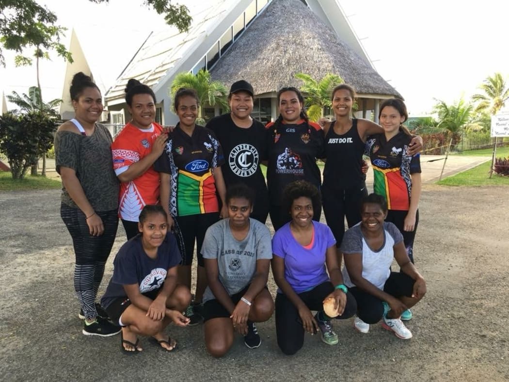The Port Vila Powerhouse women's rugby league team.