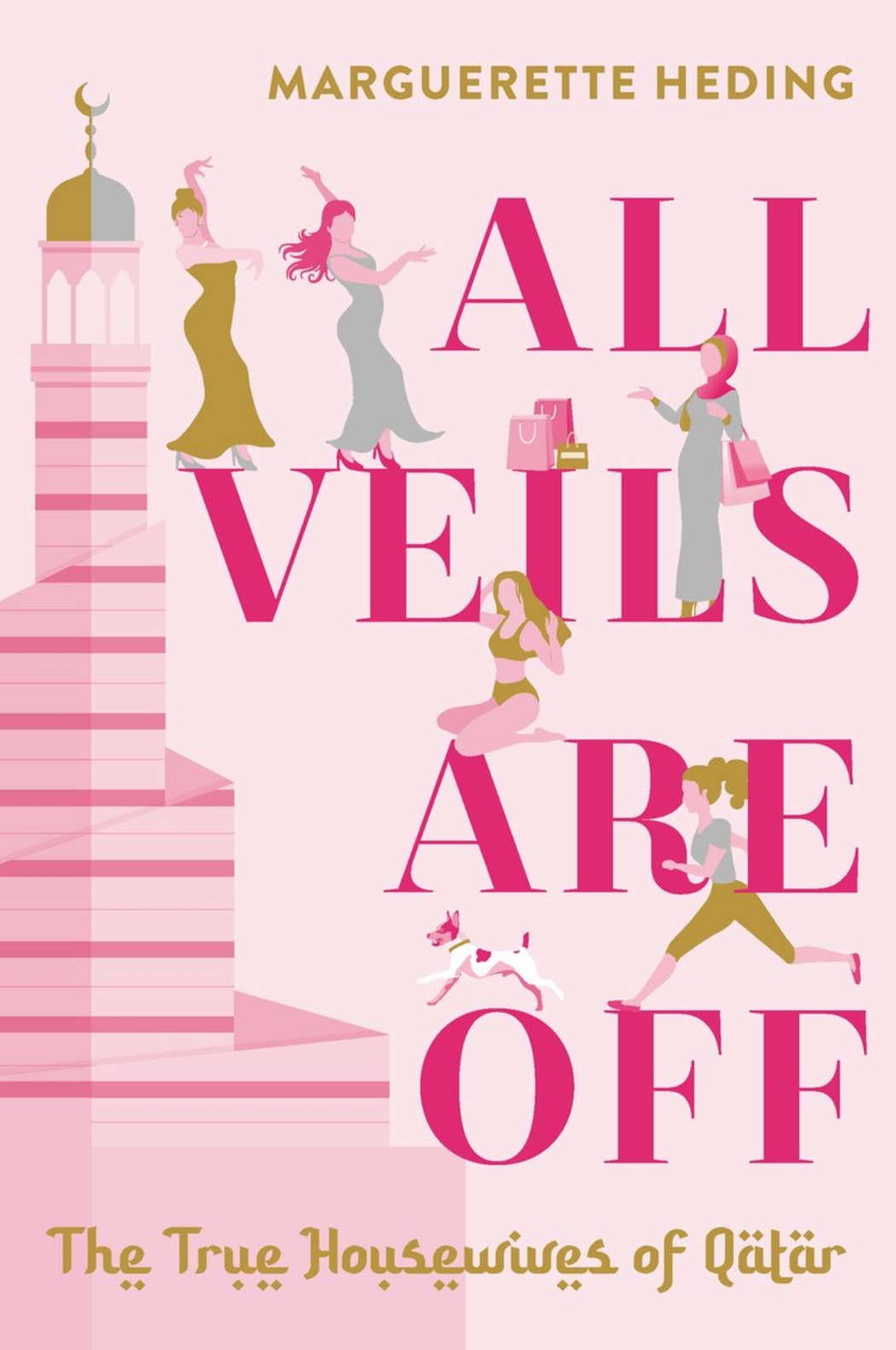 The cover for the book All Veils Are Off written by Marguerette Heding