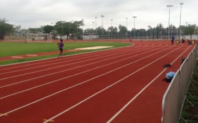 The running track at the Korman Complex.