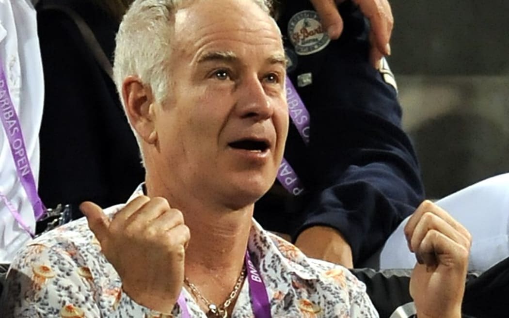 Former world tennis number one John McEnroe.