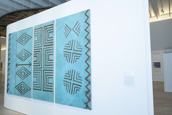 Inside the newly opened Arts of Oceania gallery at the Metropolitan Museum of Art in New York City.