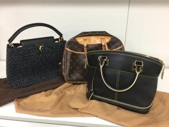 Handbags seized during Operation Fireball.
