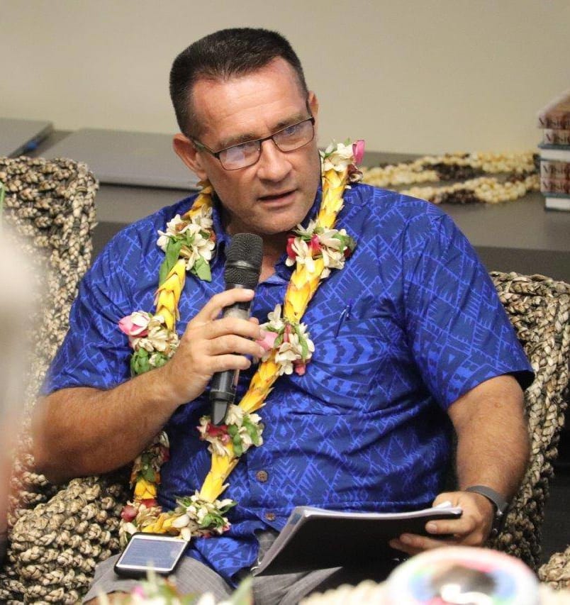 The President of the Cook Islands Chamber of Commerce, Fletcher Melvin